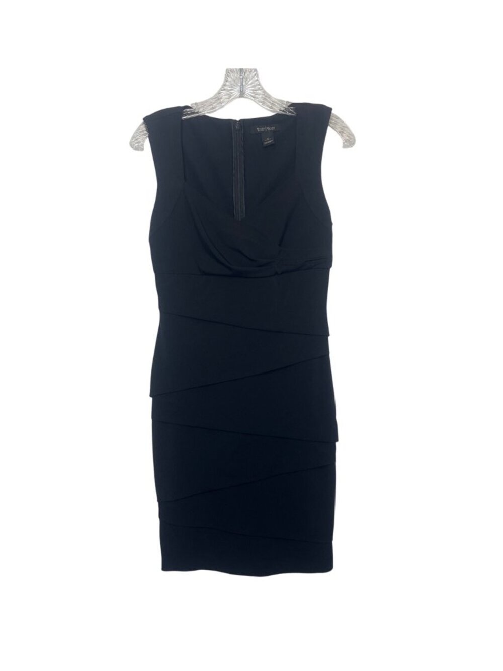 White House Black Market Little Black Dress Size 6 Tiered Sleeveless